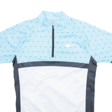 Cycling Mens Jersey Blue 1/4 Zip M