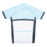 Cycling Mens Jersey Blue 1/4 Zip M