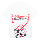 Cycling Mens Jersey White 1/4 Zip 2XL