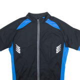 Full Zip Cycling Mens Jersey Black S
