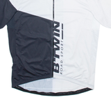 DECATHLON Full Zip Cycling Mens Jersey White XL