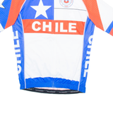 WEAR COMP Full Zip Cycling Mens Jersey White XL