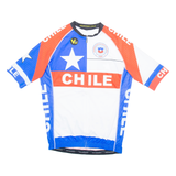 WEAR COMP Full Zip Cycling Mens Jersey White XL