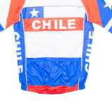 WEAR COMP Full Zip Cycling Mens Jersey White XL