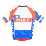 WEAR COMP Full Zip Cycling Mens Jersey White XL