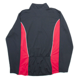 4 SPORTS Cycling Mens Jersey Black Long Sleeve 1/4 Zip L