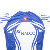 PIERREPOINT Full Zip Cycling Mens Jersey White M