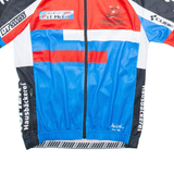 Full Zip Cycling Mens Jersey Blue M