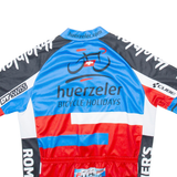 Full Zip Cycling Mens Jersey Blue M