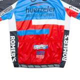 Full Zip Cycling Mens Jersey Blue M