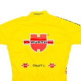 CRAFT Cycling Mens Jersey Yellow 1/4 Zip XL