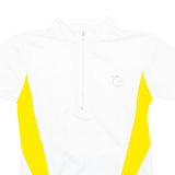 MOVEMENT SESSION Cycling Mens Jersey White 1/4 Zip XS