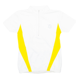 MOVEMENT SESSION Cycling Mens Jersey White 1/4 Zip XS