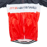 CYCLING Full Zip Cycling Mens Jersey Red L