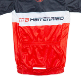 CYCLING Full Zip Cycling Mens Jersey Red L