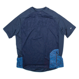 DECATHLON Cycling Mens Jersey Blue 1/2 Zip 2XL