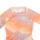 Full Zip Cycling Womens Jersey Orange L