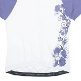 CRANE ACTIVEWEAR Cycling Womens Jersey White 1/2 Zip L