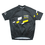 THOMAS Full Zip Cycling Mens Jersey Black XL