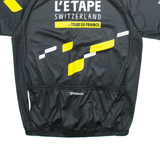 THOMAS Full Zip Cycling Mens Jersey Black XL