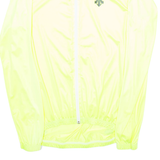 Full Zip High Vis Cycling Mens Jersey Yellow Long Sleeve L