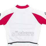 SKIN FIT Cycling Mens Jersey Red 1/2 Zip S