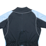 JAKROO Full Zip Cycling Mens Jersey Black XL