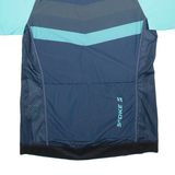 STOKE Full Zip Cycling Mens Jersey Blue L