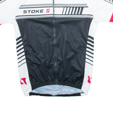 STOKE Full Zip Cycling Mens Jersey Black XL
