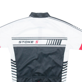STOKE Full Zip Cycling Mens Jersey Black XL