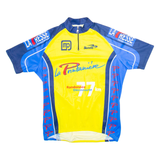 Cycling Mens Jersey Yellow 1/4 Zip XL