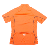 GONSO Cycling Womens Jersey Orange 1/4 Zip UK 12