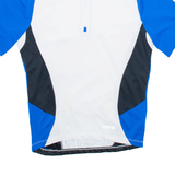 INOC Cycling Mens Jersey White 1/4 Zip XL