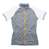 CRANE Full Zip Cycling Mens Jersey Grey S