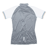 CRANE Full Zip Cycling Mens Jersey Grey S