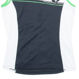 RACER Cycling Mens Jersey Black Sleeveless 1/4 Zip L