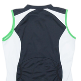 RACER Cycling Mens Jersey Black Sleeveless 1/4 Zip L