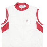 XWAVE Cycling Mens Jersey Cream 3/4 Sleeve 1/2 Zip M