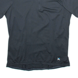 BTWIN Cycling Mens Jersey Black 1/4 Zip XL
