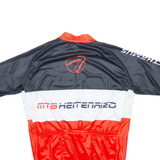 CYCLING Full Zip Cycling Mens Jersey Red 2XL
