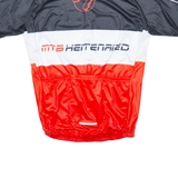 CYCLING Full Zip Cycling Mens Jersey Red 2XL