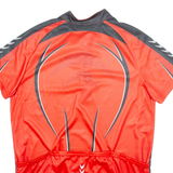 CRIVIT SPORTS Cycling Mens Jersey Red 1/4 Zip L