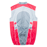 BRUNEX SWISS Cycling Mens Jersey Grey Sleeveless 1/2 Zip L