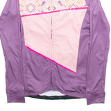 EKOI Full Zip Cycling Womens Jersey Purple Long Sleeve S