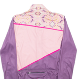 EKOI Full Zip Cycling Womens Jersey Purple Long Sleeve S