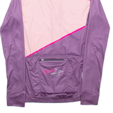 EKOI Full Zip Cycling Womens Jersey Purple Long Sleeve S