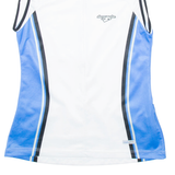 DESCENTE Cycling Mens Jersey White Sleeveless 1/2 Zip M