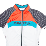 CRAFT Full Zip Cycling Mens Jersey White M