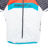 CRAFT Full Zip Cycling Mens Jersey White M