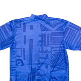 BIEMME Cycling Shirt Mens Jersey Blue 1/4 Zip M